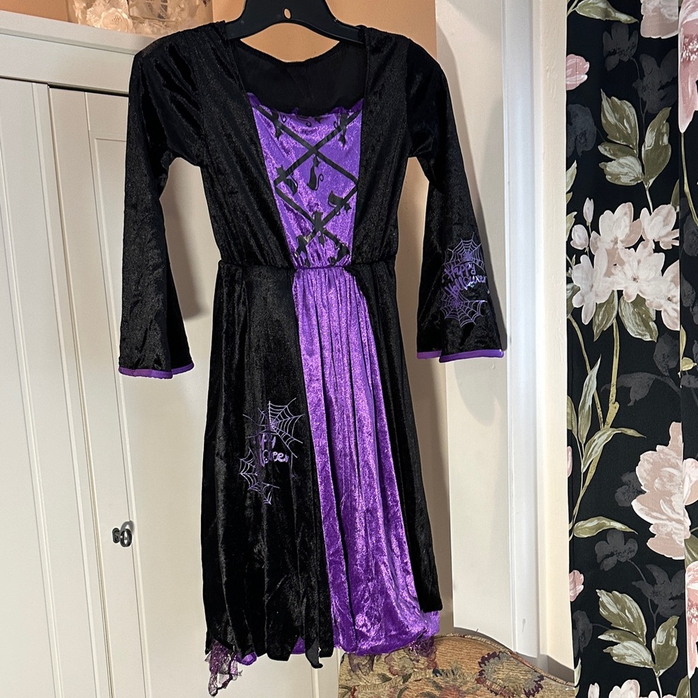 Black and Purple Halloween Dress